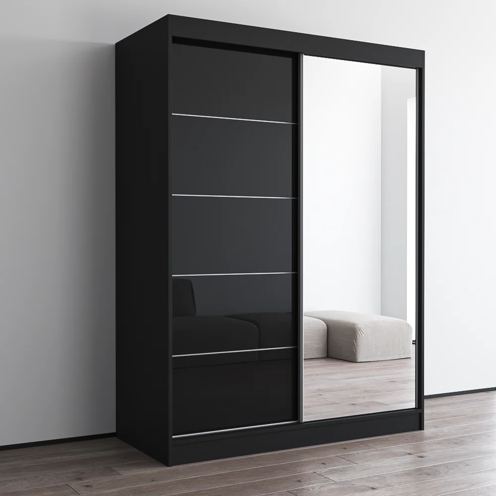 Aria 2D Wardrobe with Mirror - Image 11