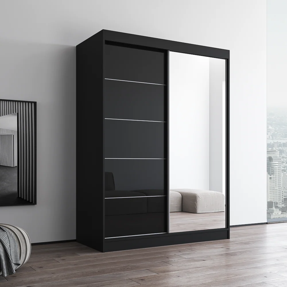 Aria 2D Wardrobe with Mirror - Image 12