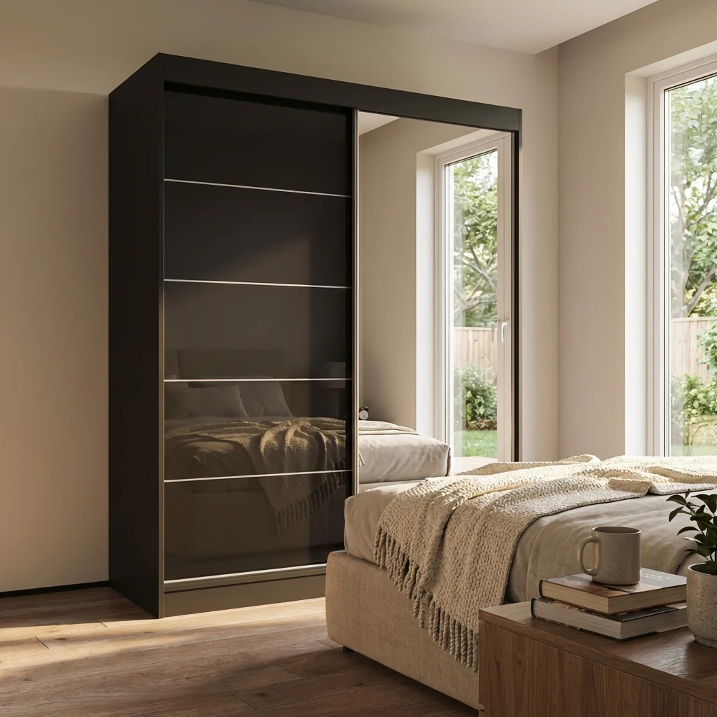 Aria 2D Wardrobe with Mirror - Image 14