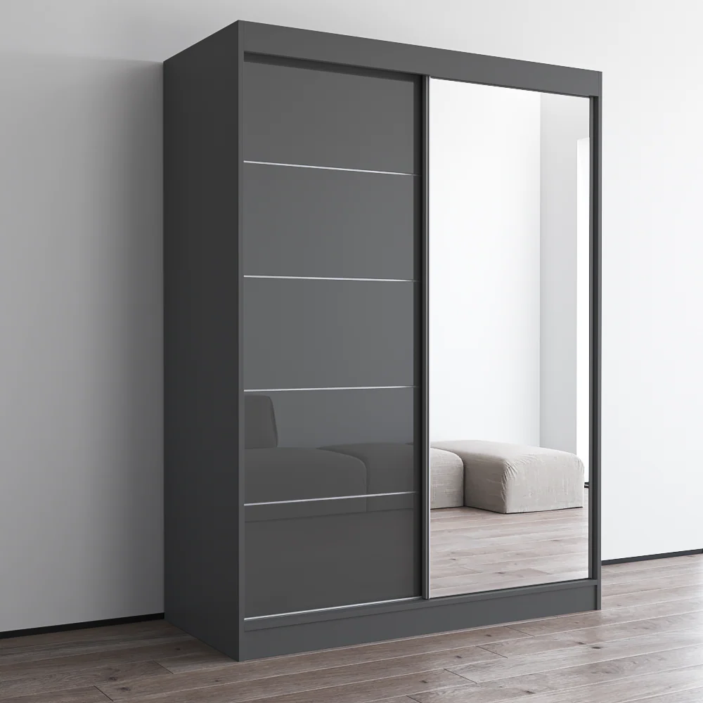 Aria 2D Wardrobe with Mirror - Image 19