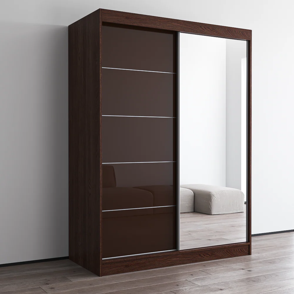 Aria 2D Wardrobe with Mirror - Image 26
