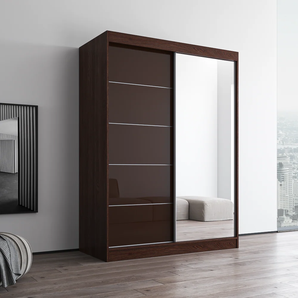 Aria 2D Wardrobe with Mirror - Image 27