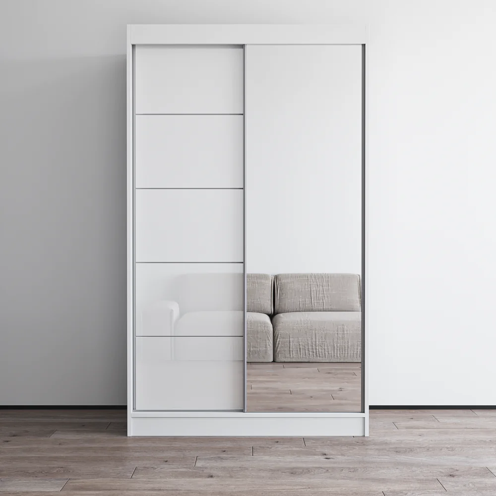 Aria 2D Wardrobe with Mirror - Image 30