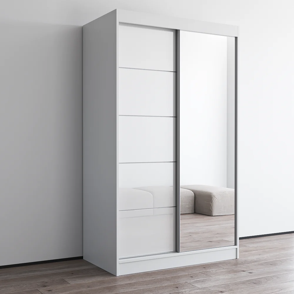Aria 2D Wardrobe with Mirror - Image 32