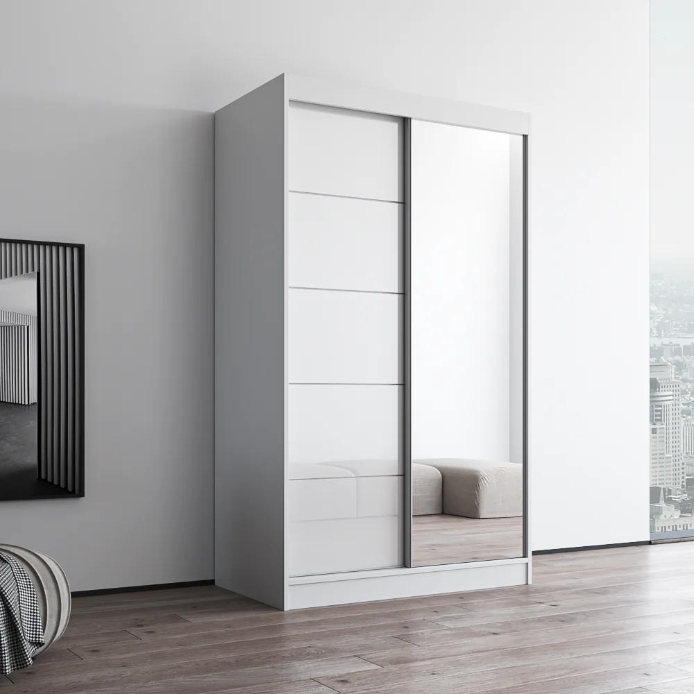 Aria 2D Wardrobe with Mirror - Image 33