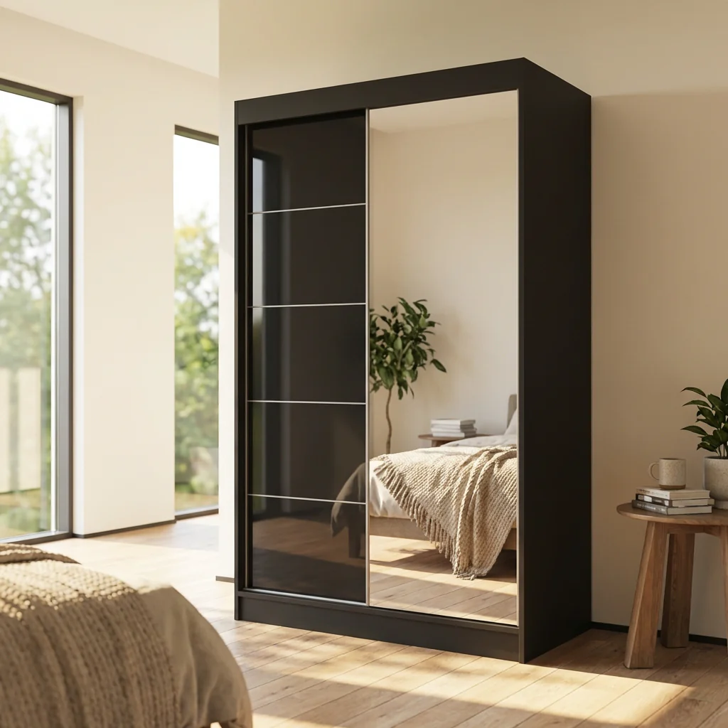 Aria 2D Wardrobe with Mirror - Image 38