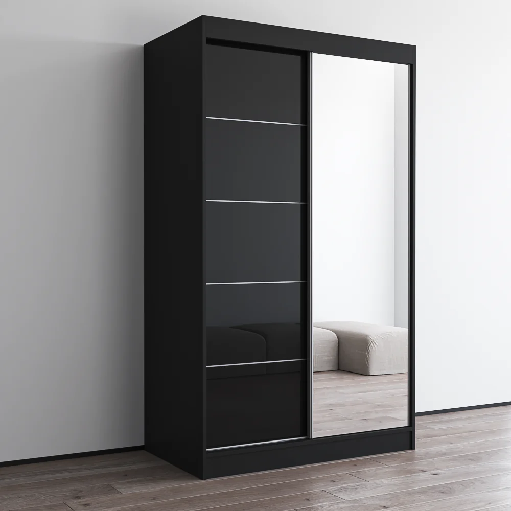 Aria 2D Wardrobe with Mirror - Image 39