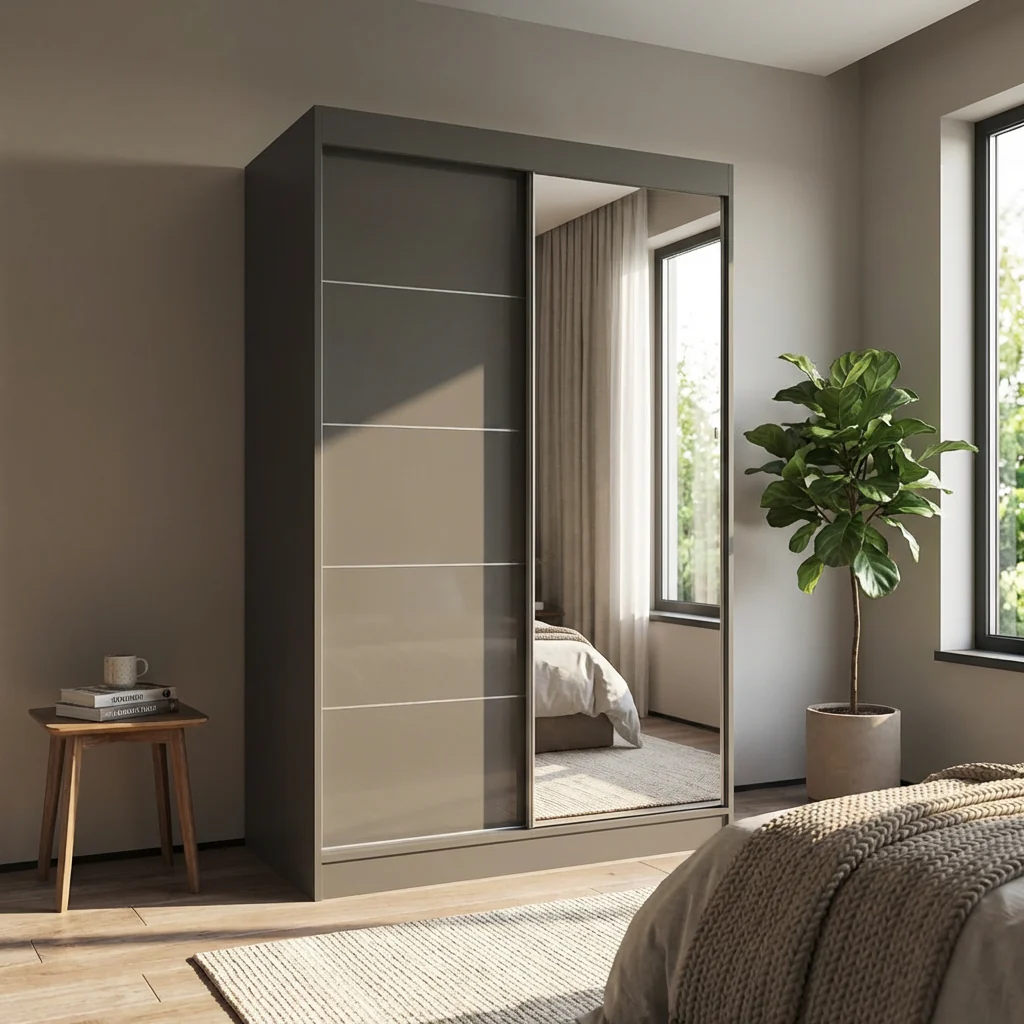 Aria 2D Wardrobe with Mirror - Image 44