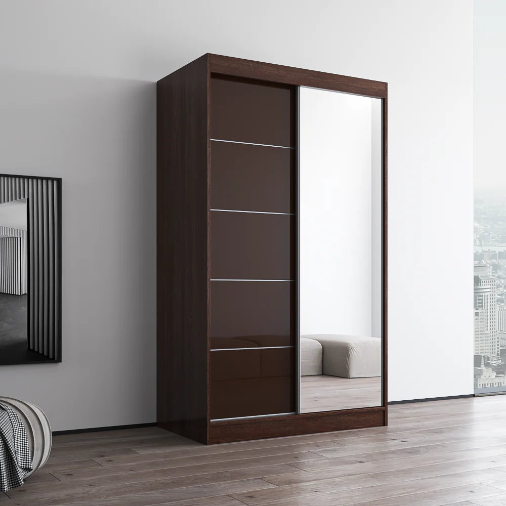 Aria 2D Wardrobe with Mirror - Image 52
