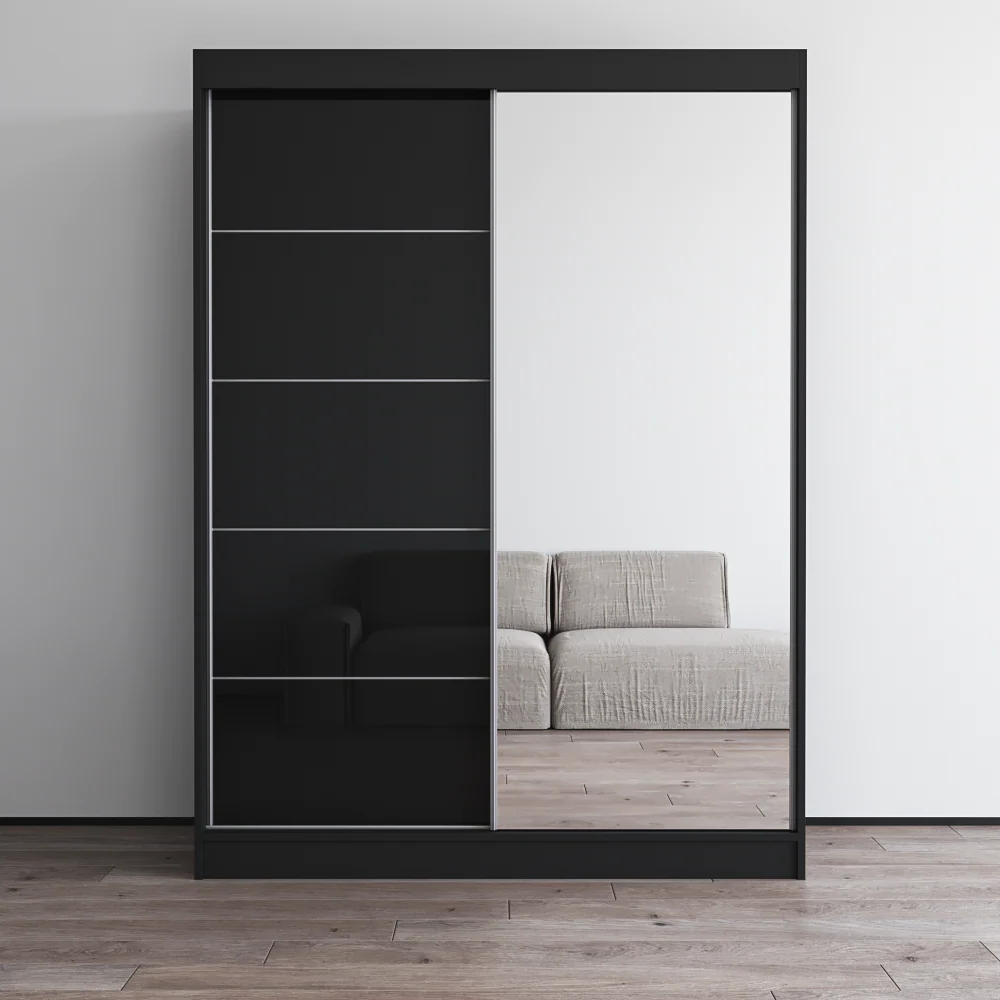 Aria 2D Wardrobe with Mirror - Image 9