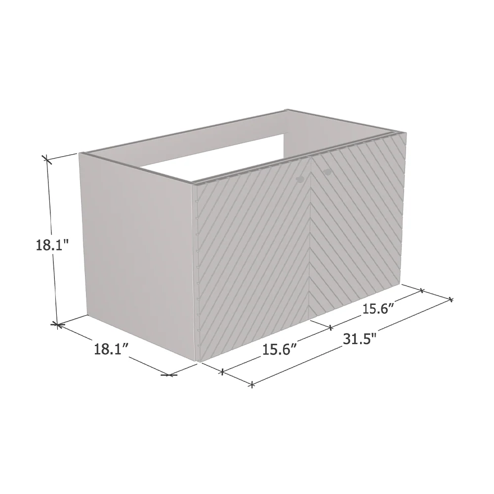 Avela 2D 80 Floating Bathroom Vanity - Image 6