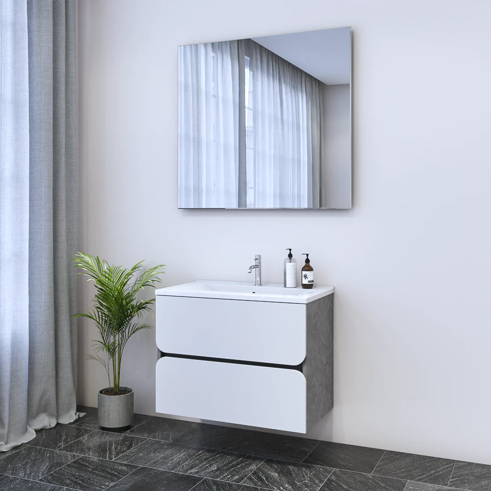 Azurro 2S 80 Floating Bathroom Vanity - Image 3