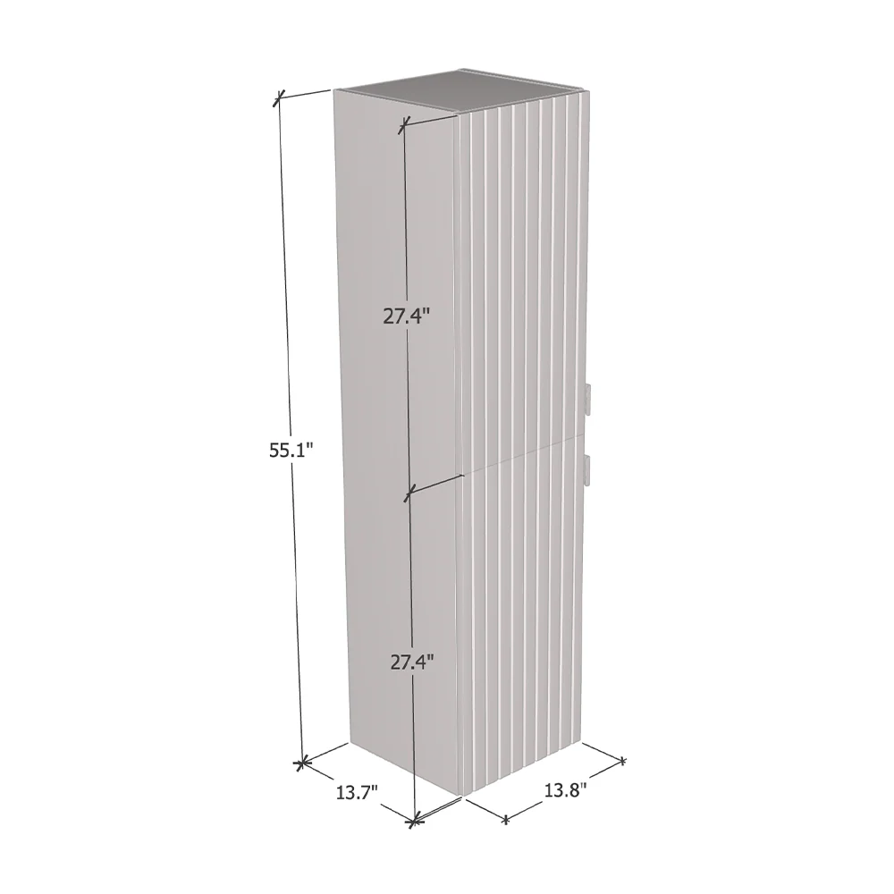 Capri 2D 140 Bathroom Cabinet - Image 5