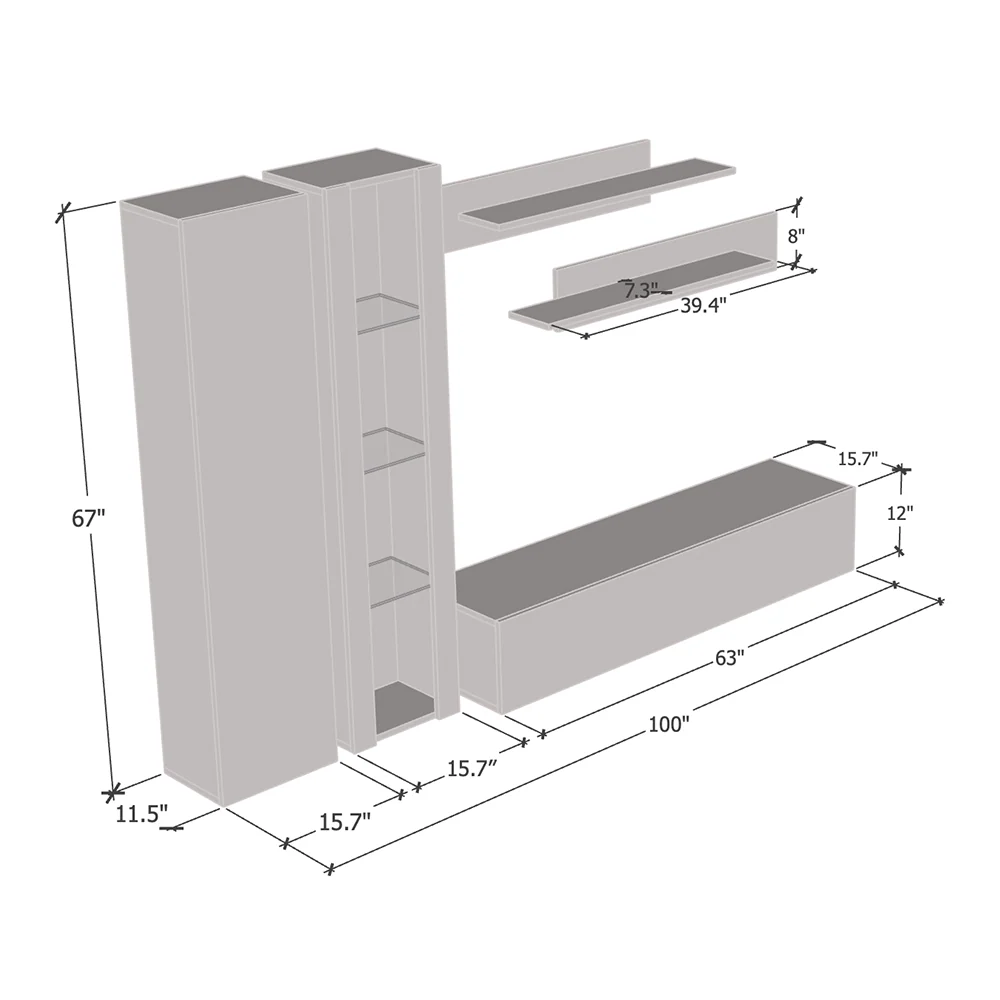 Fly A 30TV Floating Entertainment Center - Image 15