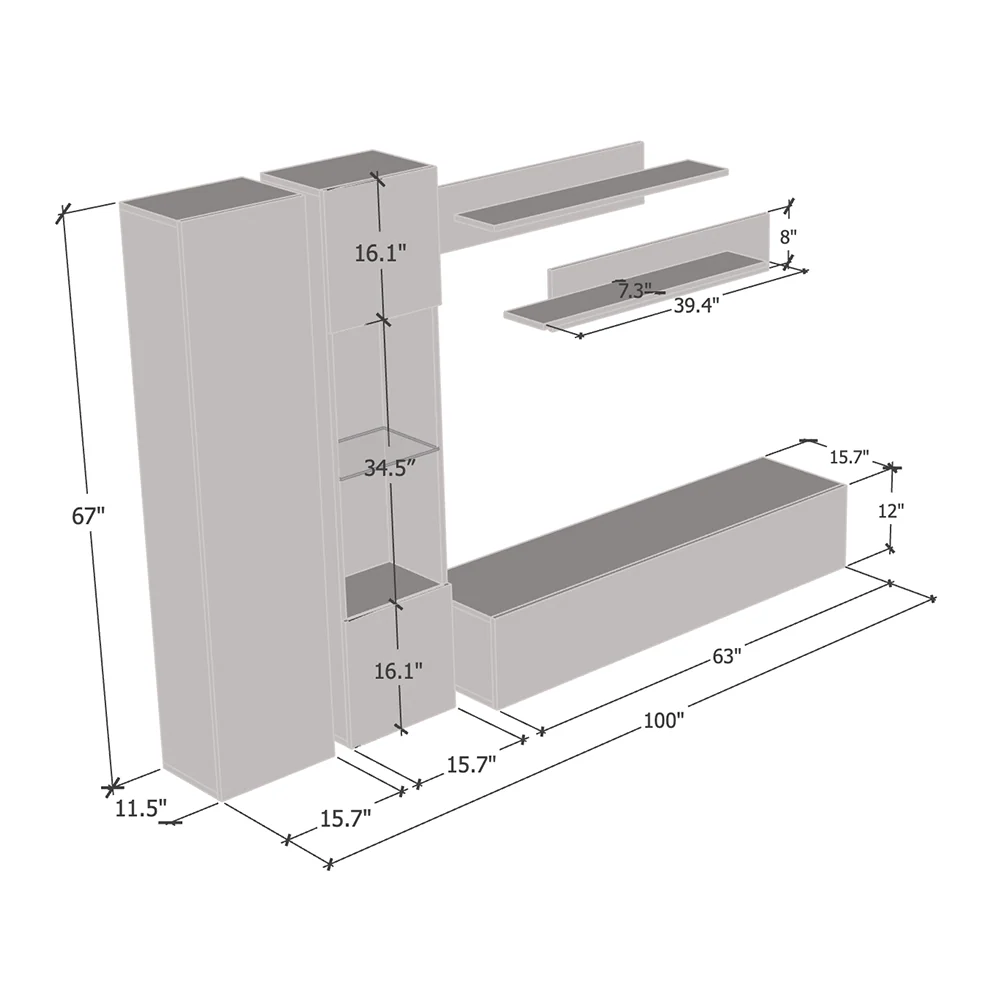 Fly A 30TV Floating Entertainment Center - Image 30