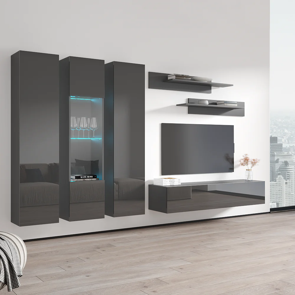 Fly C 30TV Floating Entertainment Center - Image 28