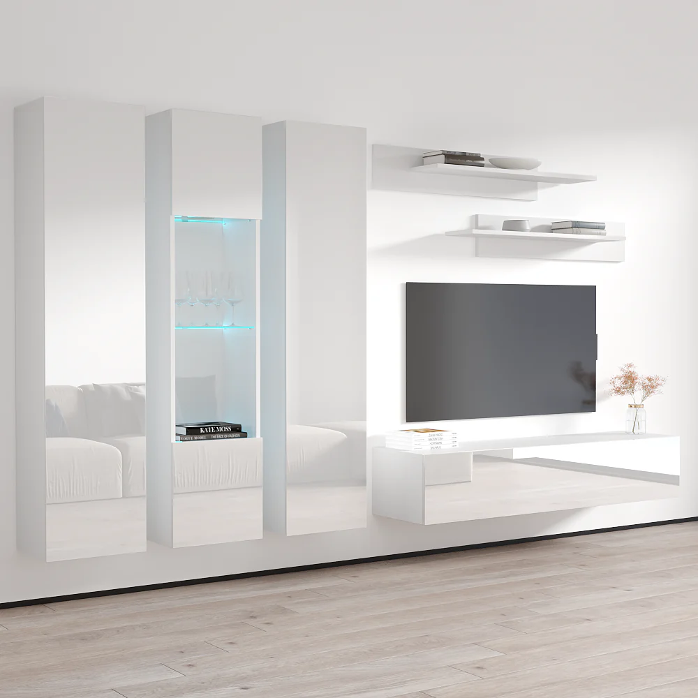 Fly C 30TV Floating Entertainment Center - Image 37