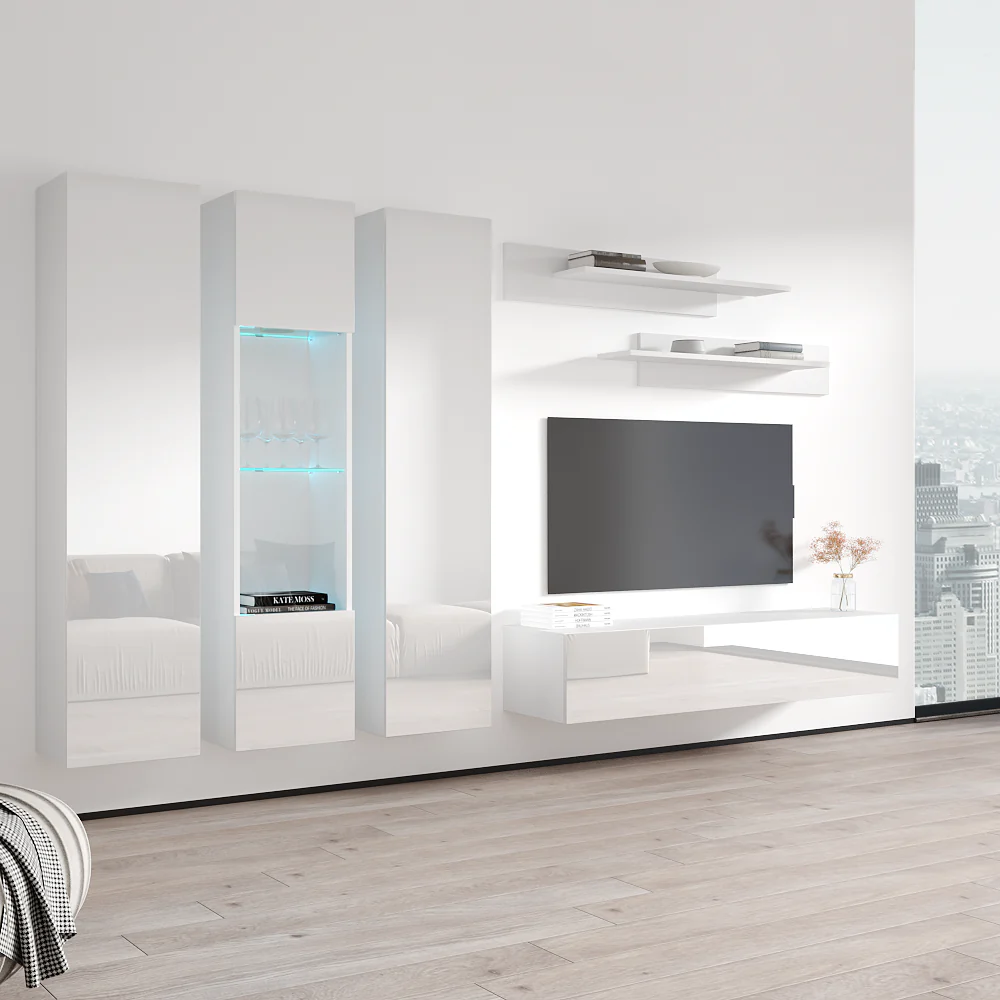 Fly C 30TV Floating Entertainment Center - Image 38