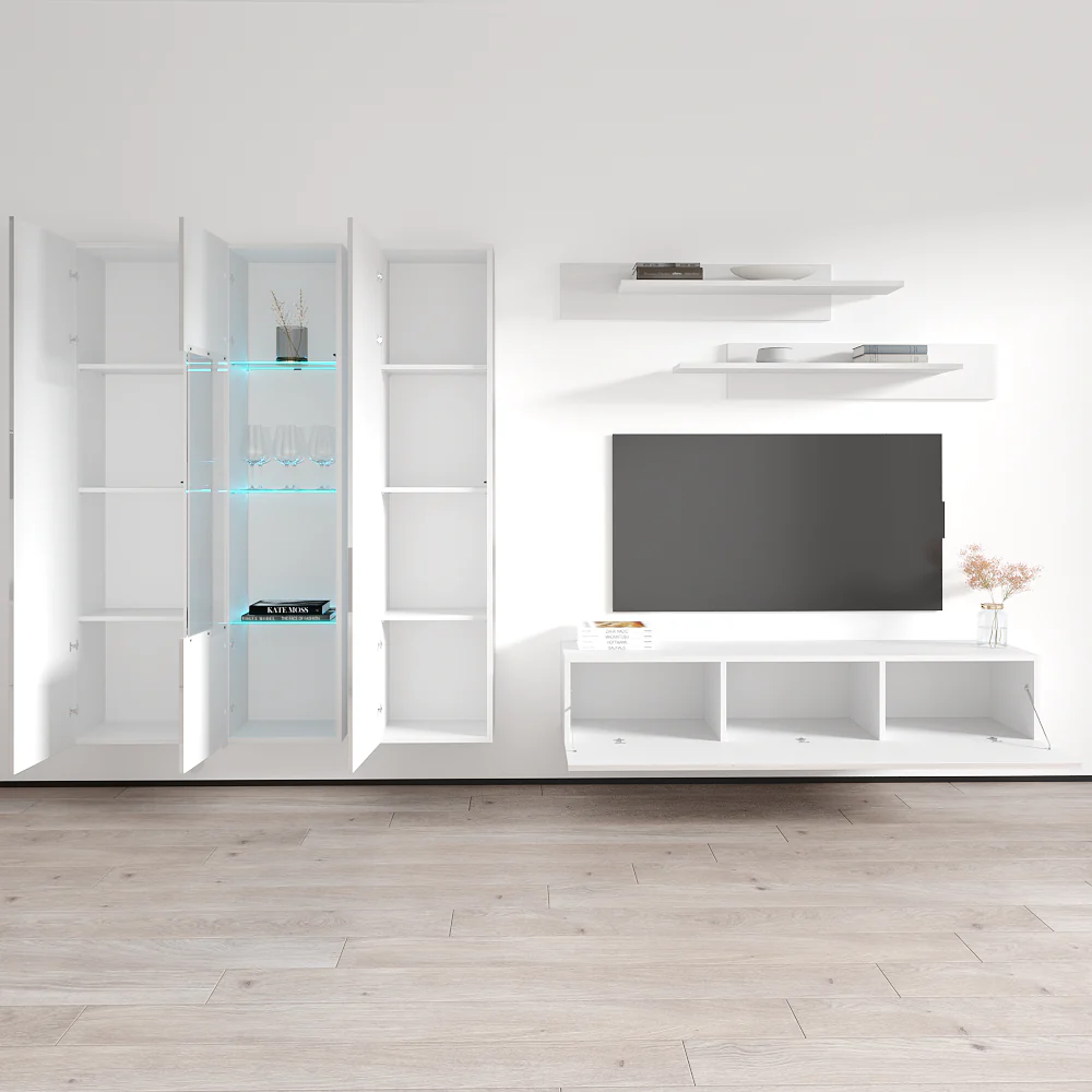Fly C 30TV Floating Entertainment Center - Image 39