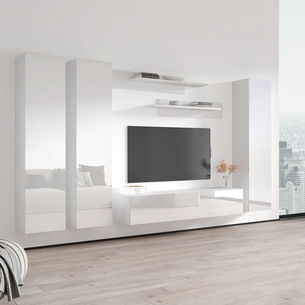 Fly C 30TV Floating Entertainment Center - Image 58