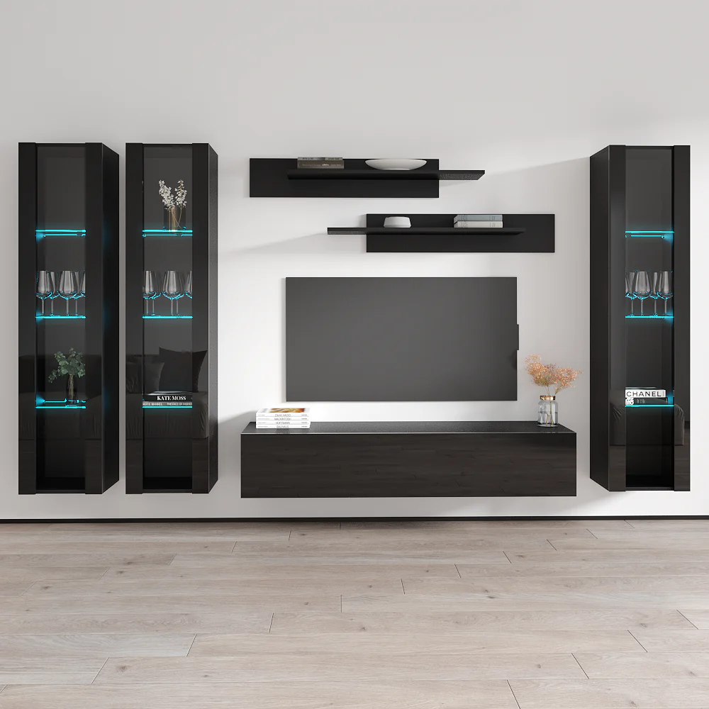Fly C 30TV Floating Entertainment Center - Image 61