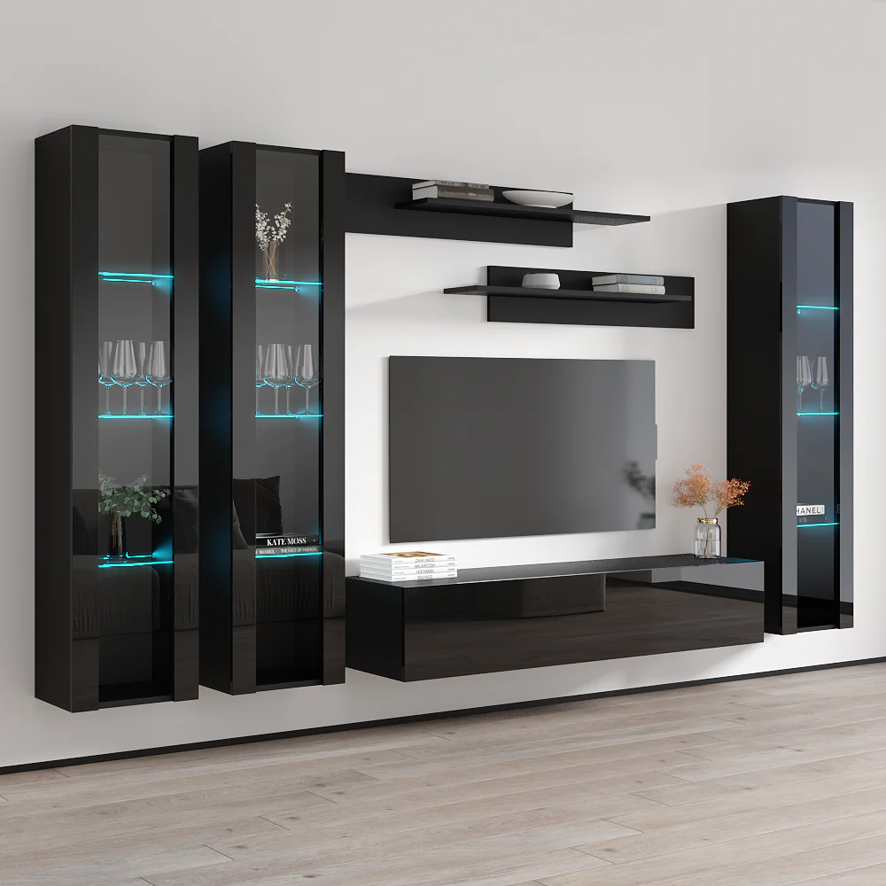 Fly C 30TV Floating Entertainment Center - Image 62