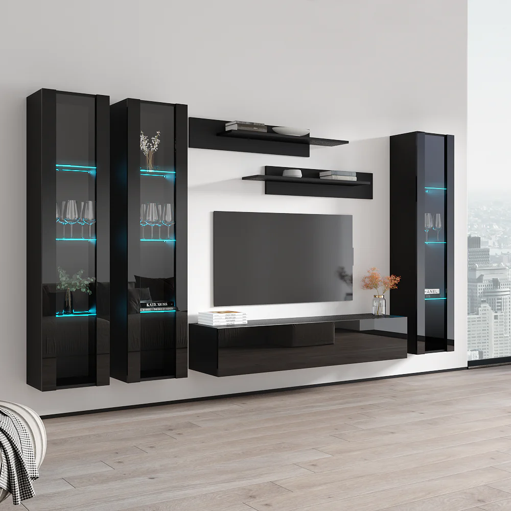 Fly C 30TV Floating Entertainment Center - Image 63