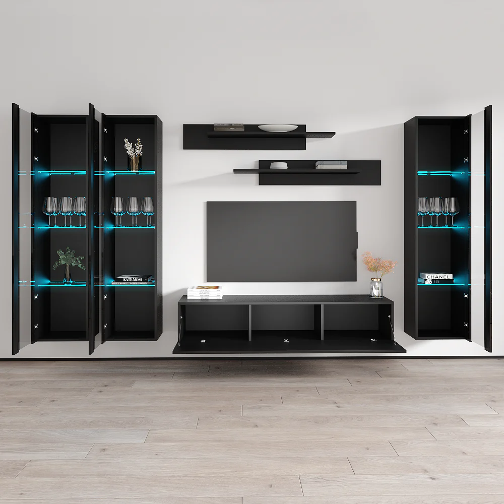 Fly C 30TV Floating Entertainment Center - Image 64