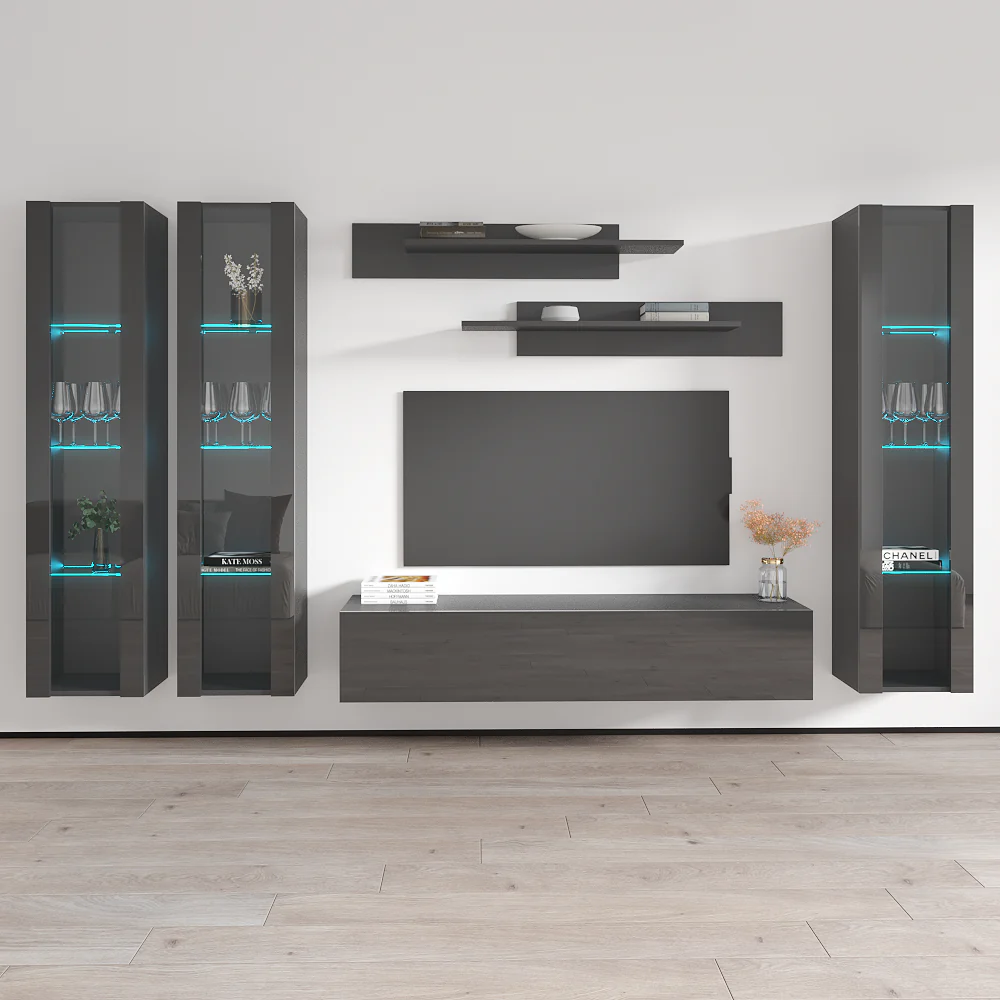 Fly C 30TV Floating Entertainment Center - Image 66