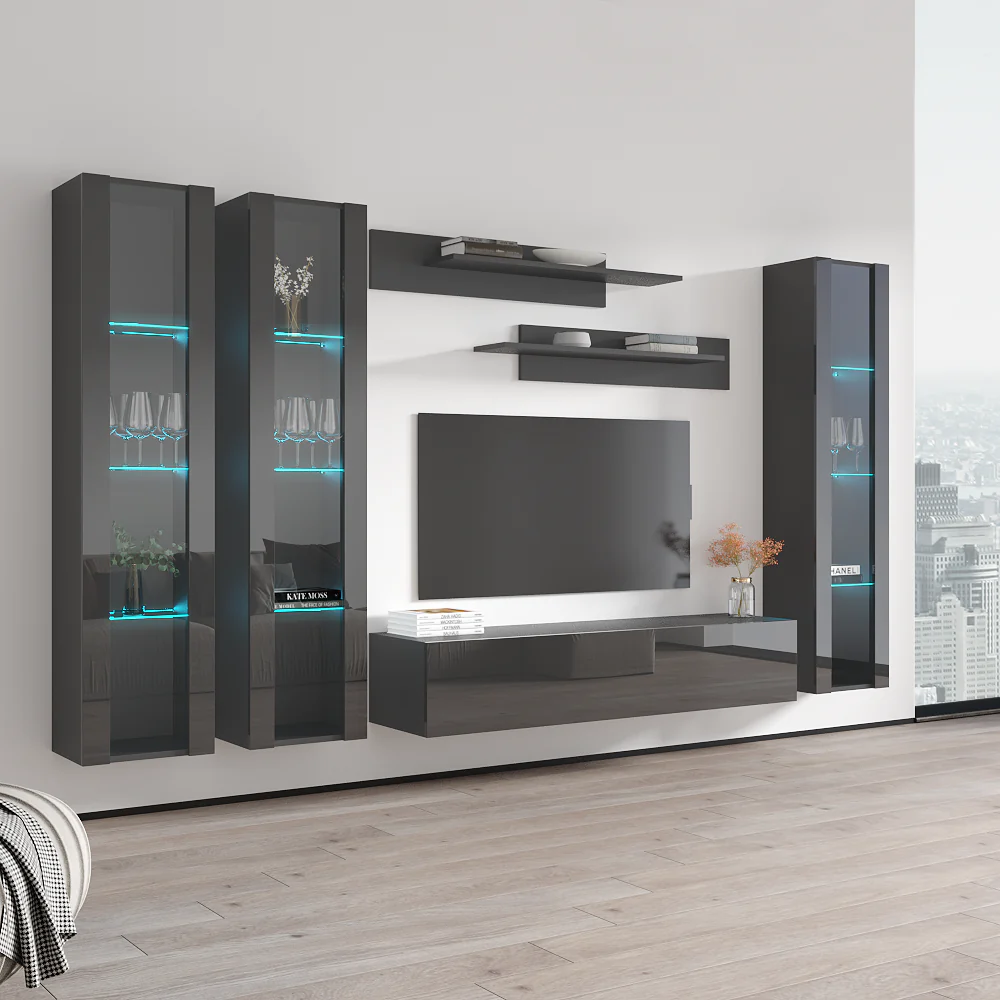 Fly C 30TV Floating Entertainment Center - Image 68
