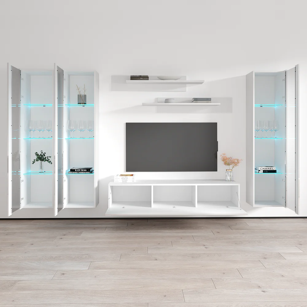Fly C 30TV Floating Entertainment Center - Image 79