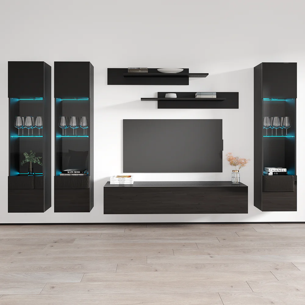 Fly C 30TV Floating Entertainment Center - Image 81