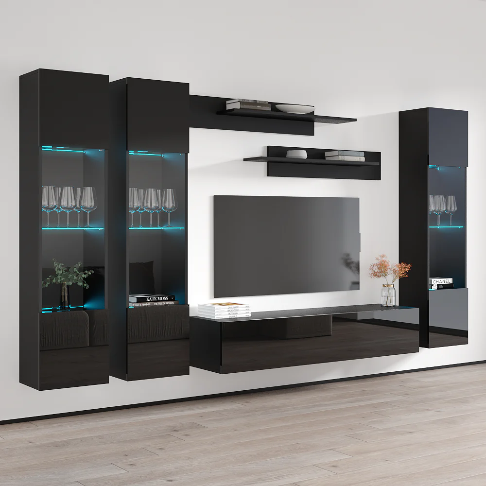 Fly C 30TV Floating Entertainment Center - Image 82