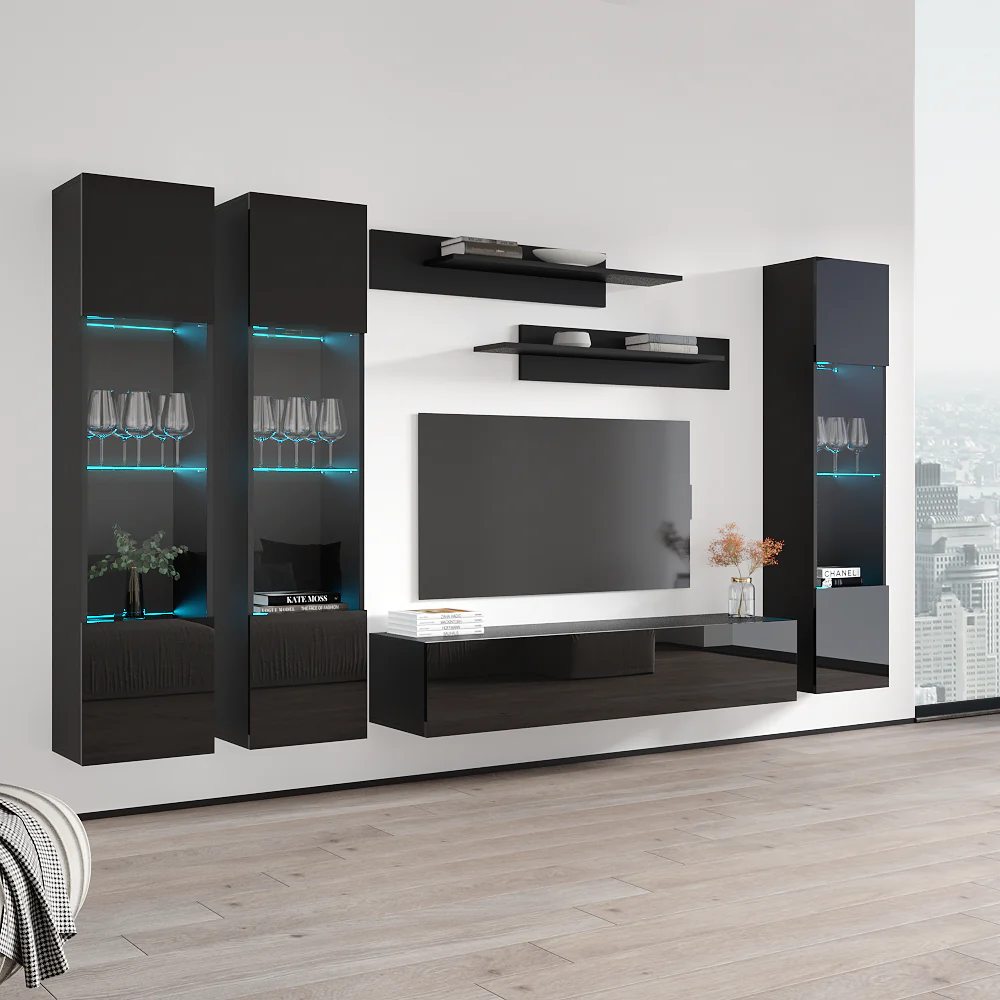 Fly C 30TV Floating Entertainment Center - Image 83