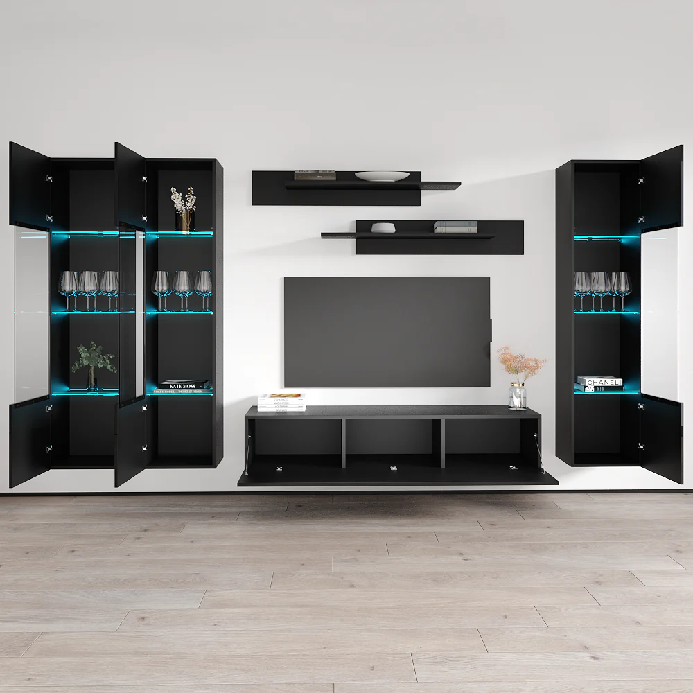 Fly C 30TV Floating Entertainment Center - Image 84
