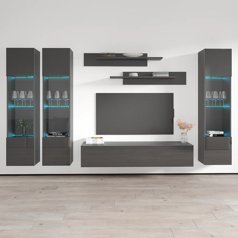 Fly C 30TV Floating Entertainment Center - Image 86