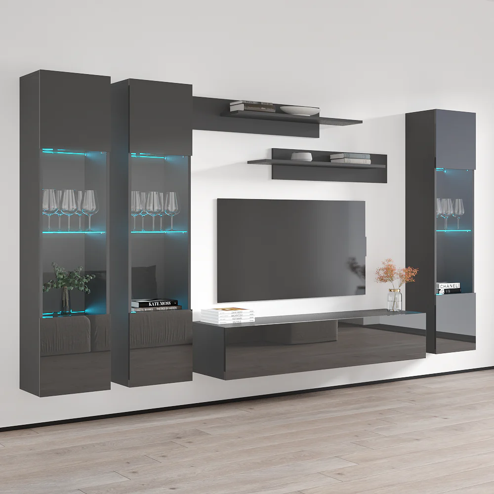 Fly C 30TV Floating Entertainment Center - Image 87