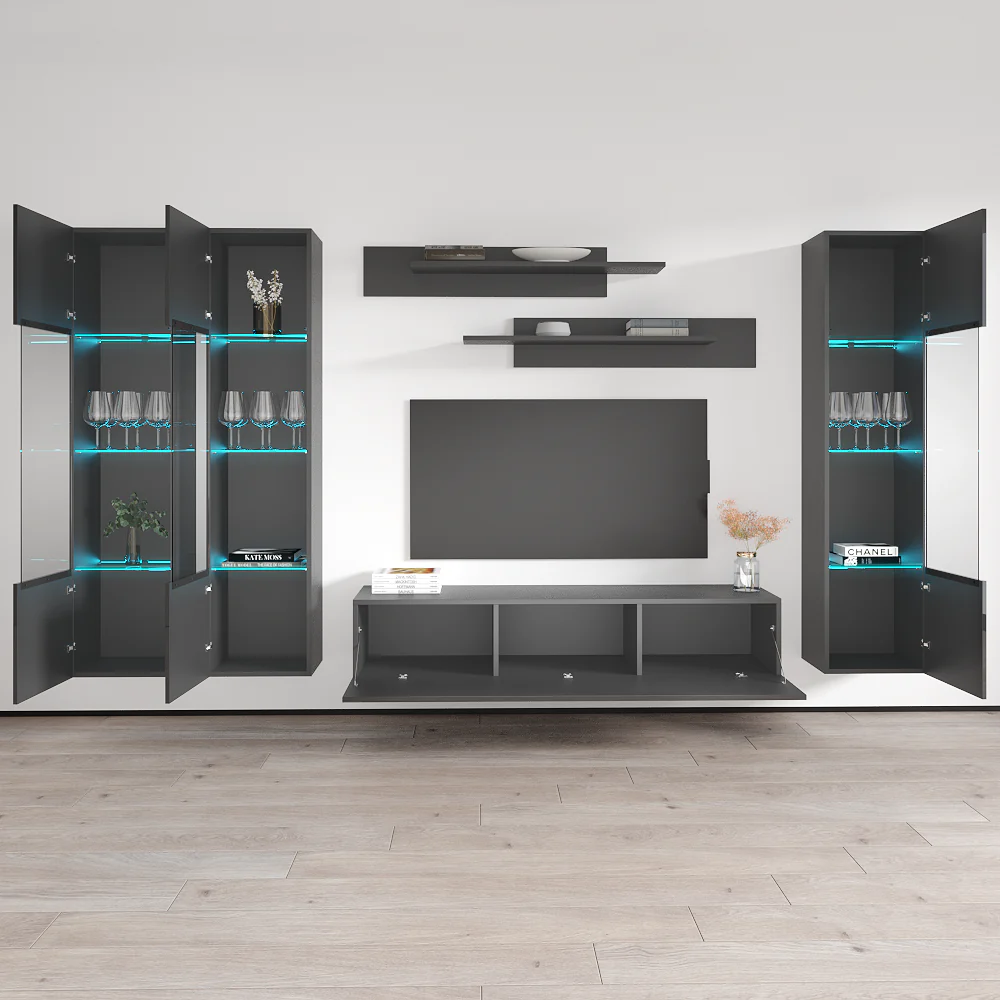 Fly C 30TV Floating Entertainment Center - Image 88