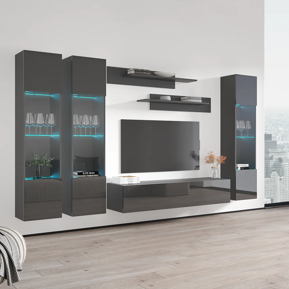 Fly C 30TV Floating Entertainment Center - Image 89