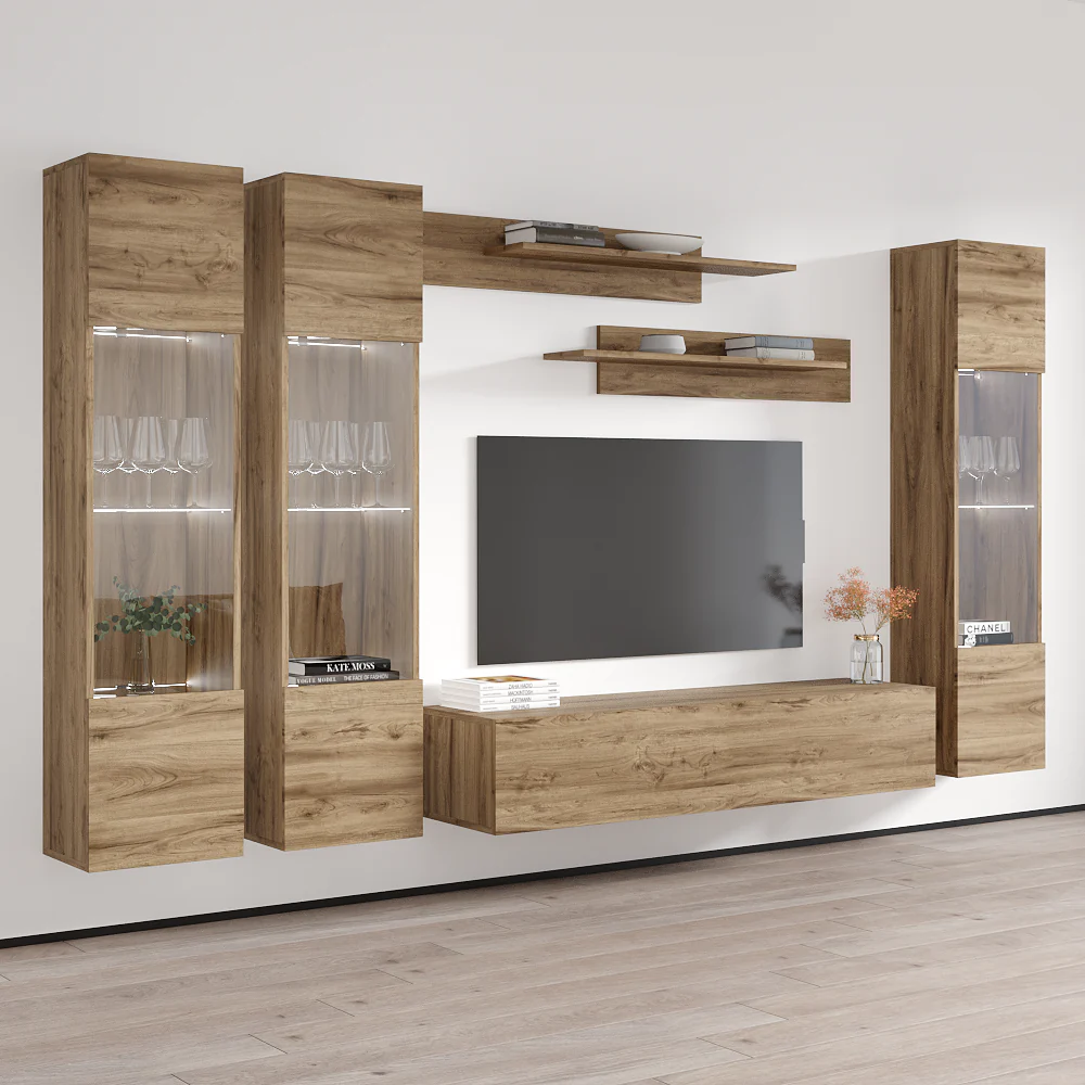 Fly C 30TV Floating Entertainment Center - Image 92