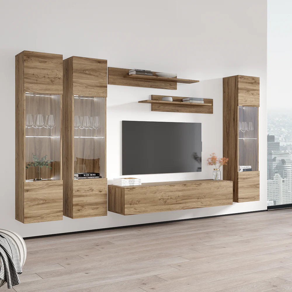 Fly C 30TV Floating Entertainment Center - Image 93