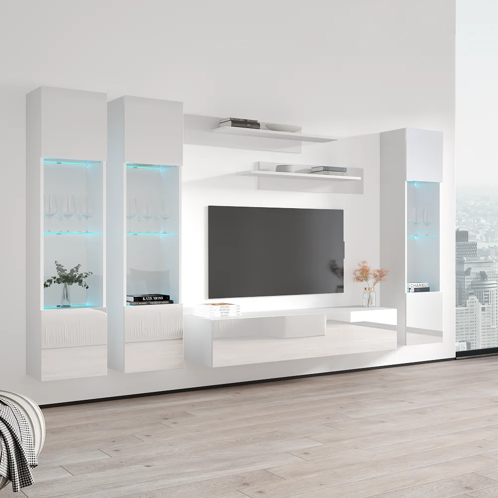 Fly C 30TV Floating Entertainment Center - Image 98