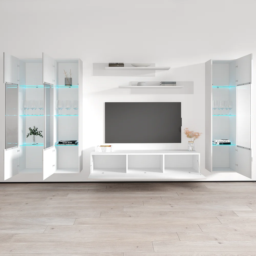 Fly C 30TV Floating Entertainment Center - Image 99