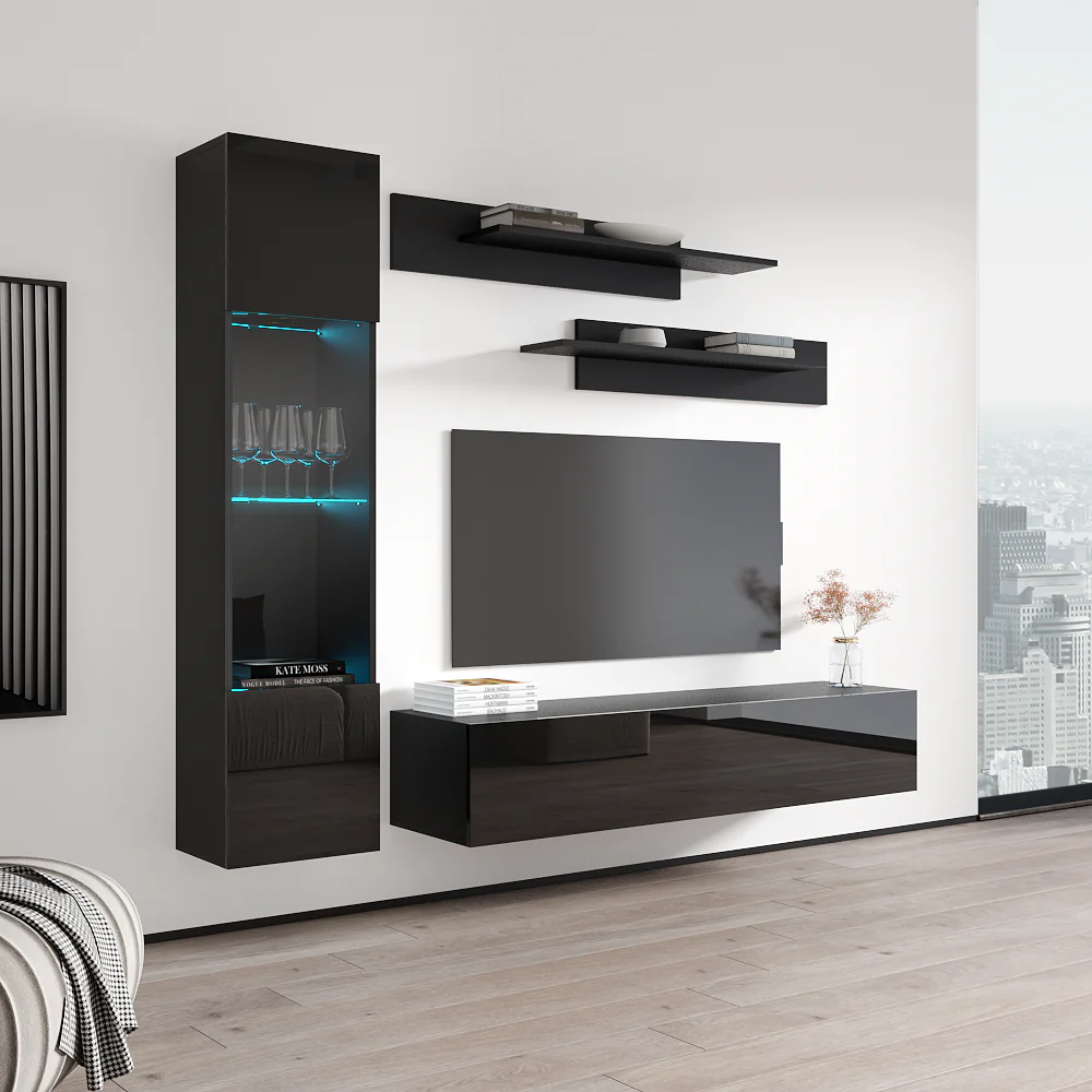 Fly G 30TV Floating Entertainment Center - Image 43