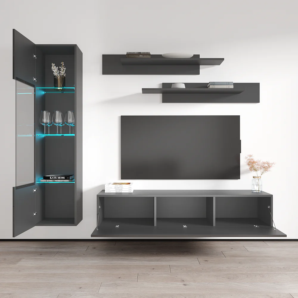 Fly G 30TV Floating Entertainment Center - Image 49