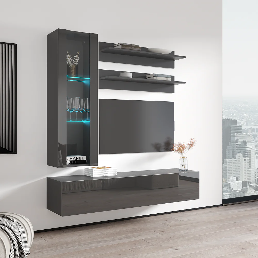 Fly H 30TV Floating Entertainment Center - Image 28