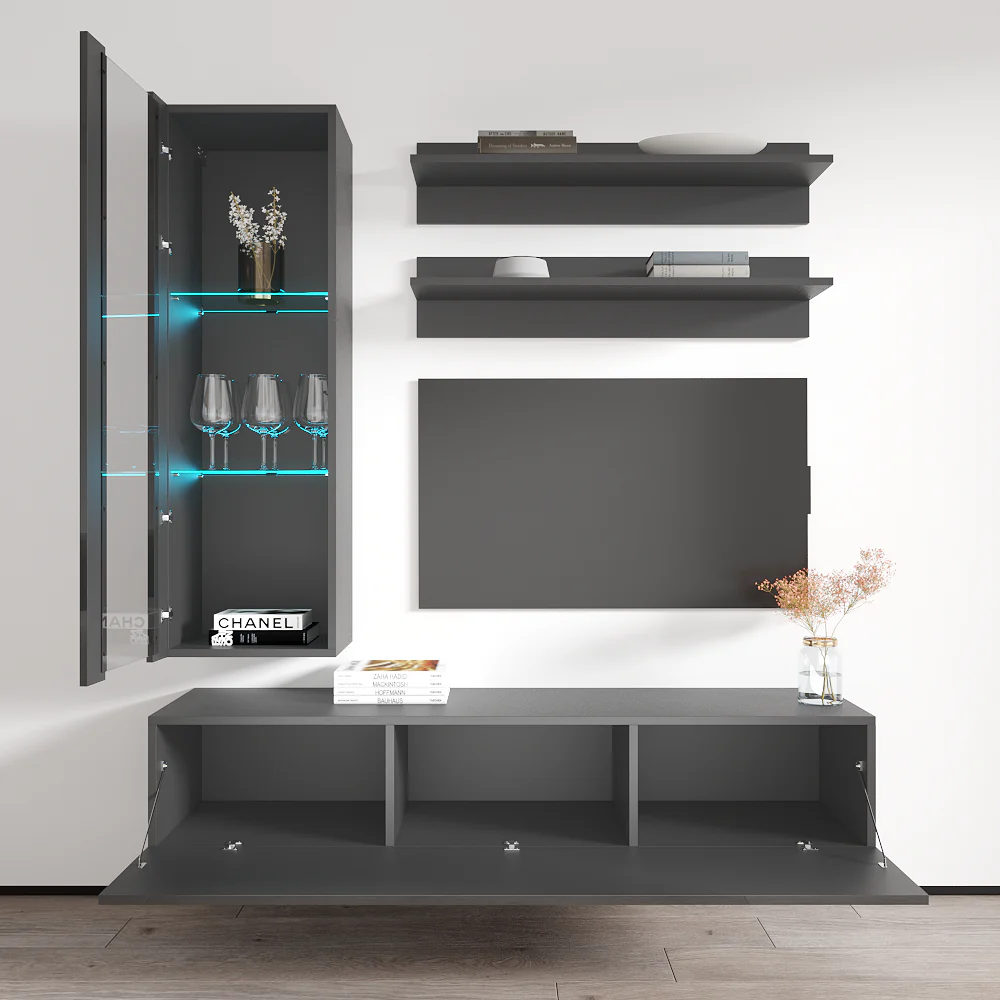 Fly H 30TV Floating Entertainment Center - Image 29