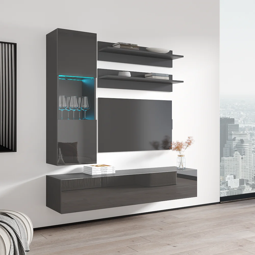 Fly H 30TV Floating Entertainment Center - Image 48
