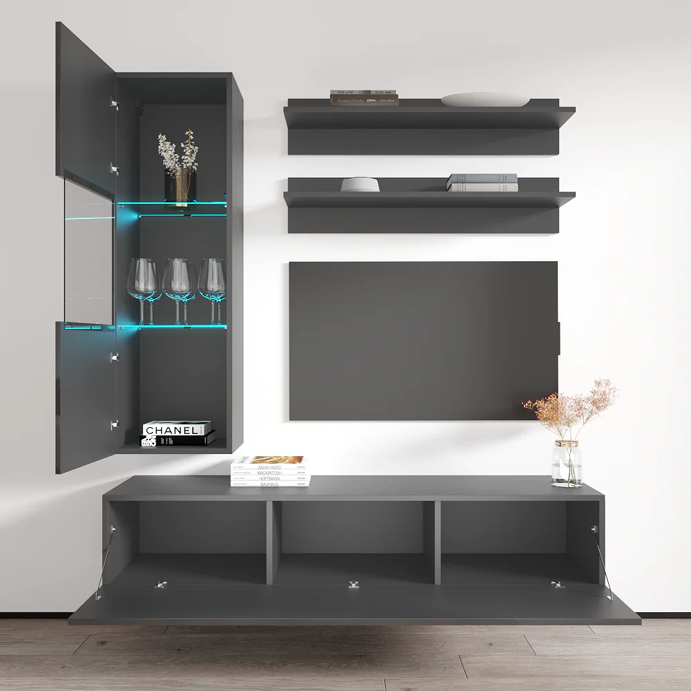 Fly H 30TV Floating Entertainment Center - Image 49