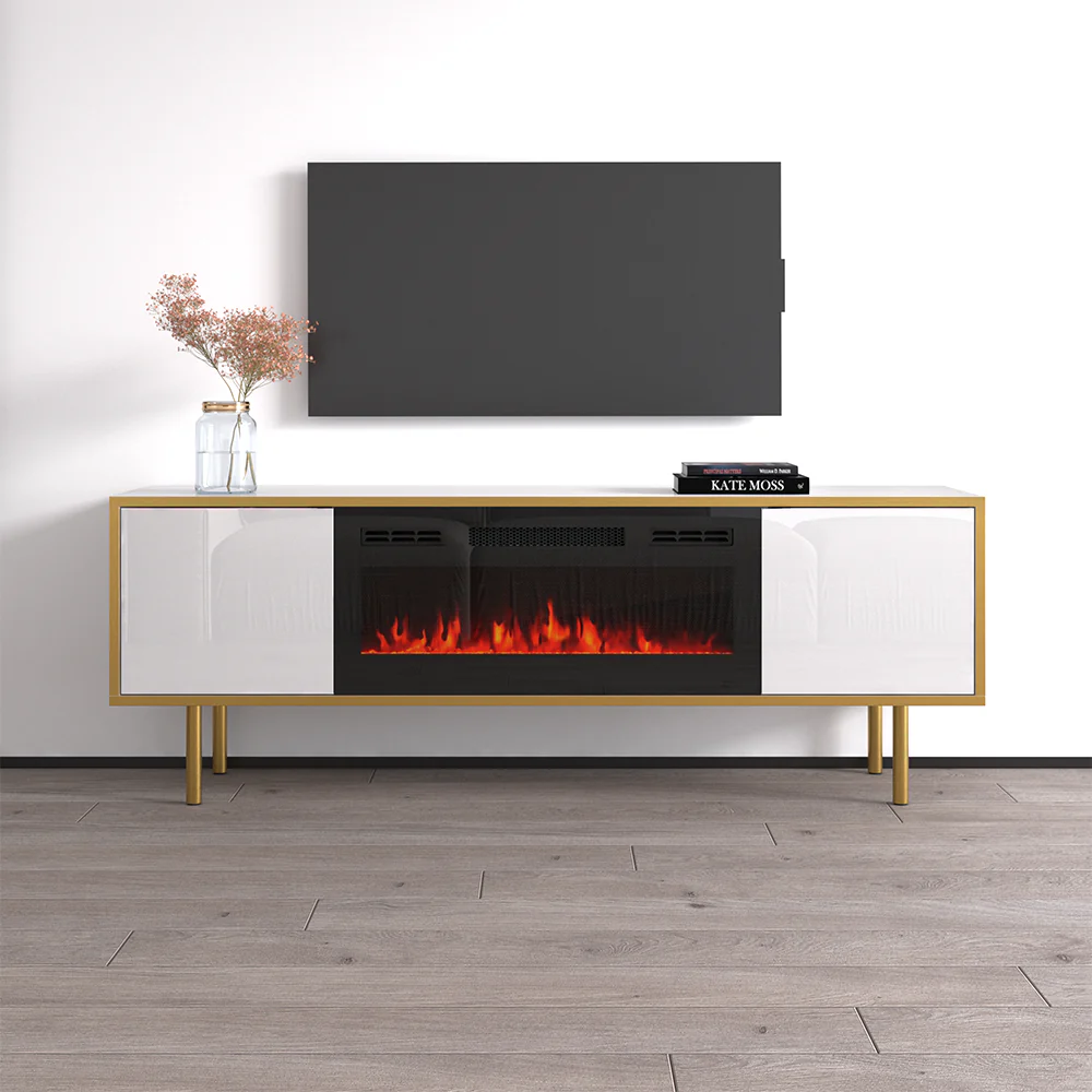 Goldie BL-EF Floating Fireplace TV Stand - Image 4
